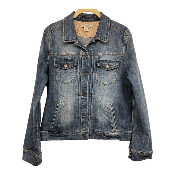 Vintage America Button Up classic  blue Denim Jacket size M - Picture 14 of 14